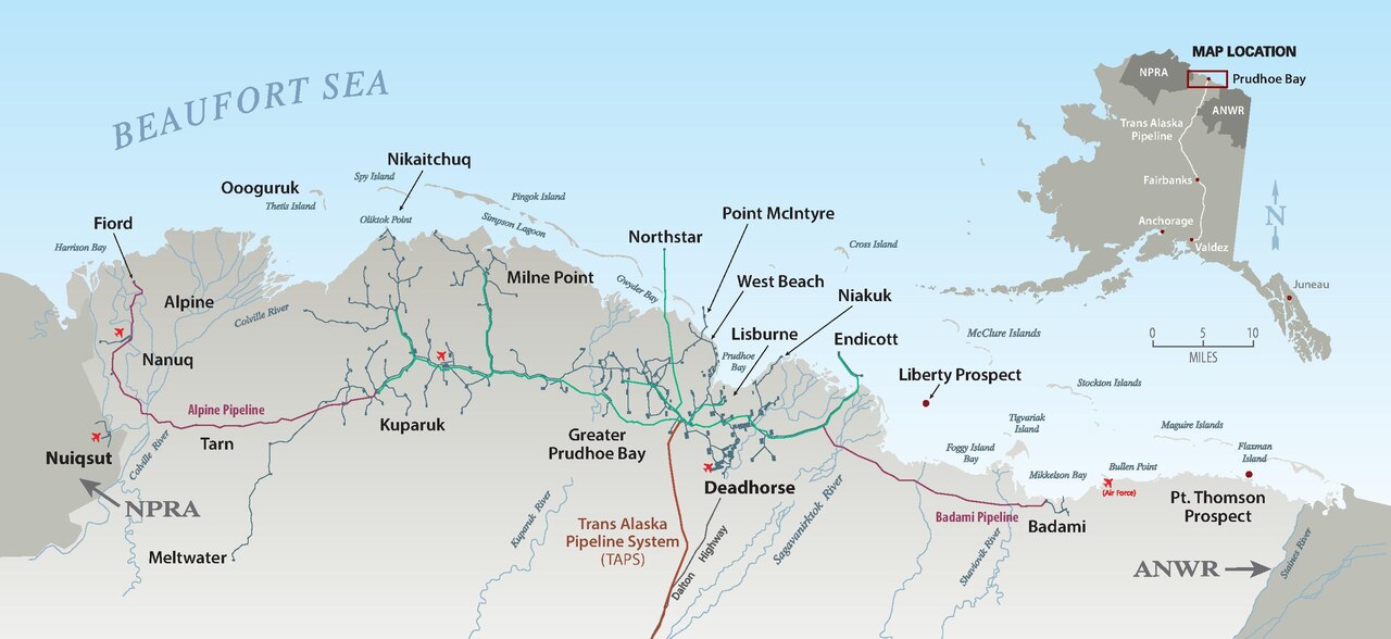 BP Operations in the Prudhoe Bay area