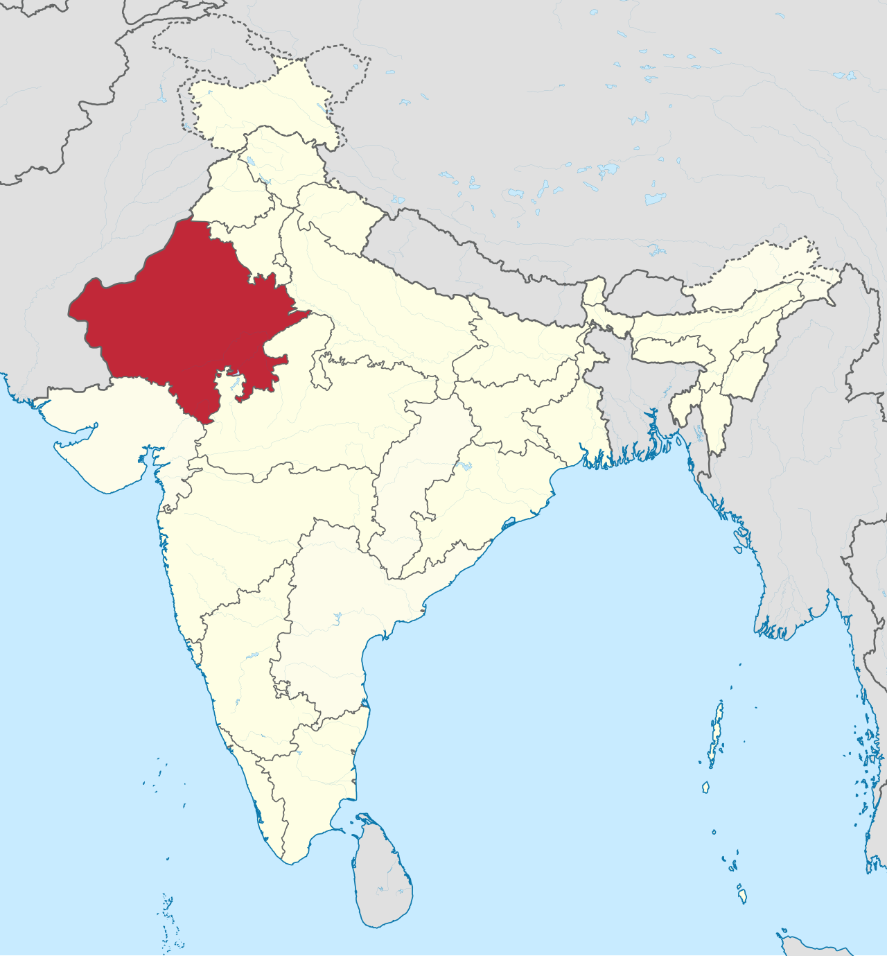 Rajasthan in India