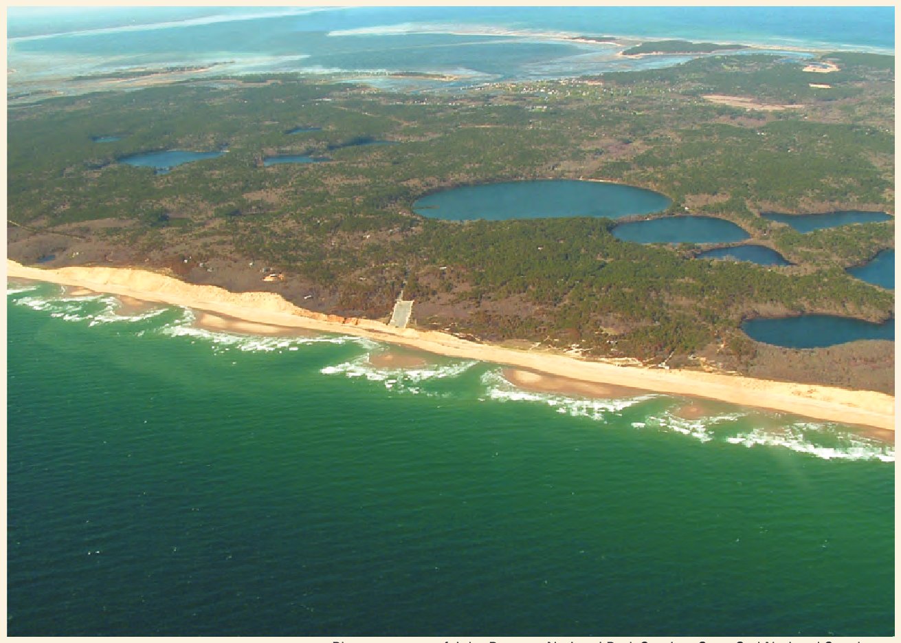 The kettle-hole ponds of Lower Cape Cod, Massachusetts, hydraulically connect with the underlying aquifer; therefore, they are surface-water expressions of the water table.