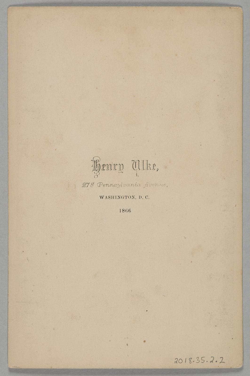 Cabinet card of Mary Jane Hale Welles in a funeral dress by Elizabeth Keckly
