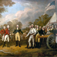 Washington at the Battle of Saratoga