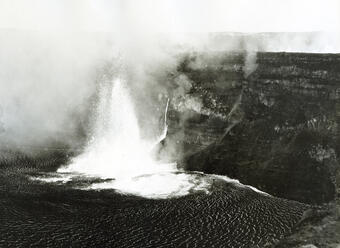 Kīlauea Volcano's 1954 summit eruption was a short, but spectacular...
