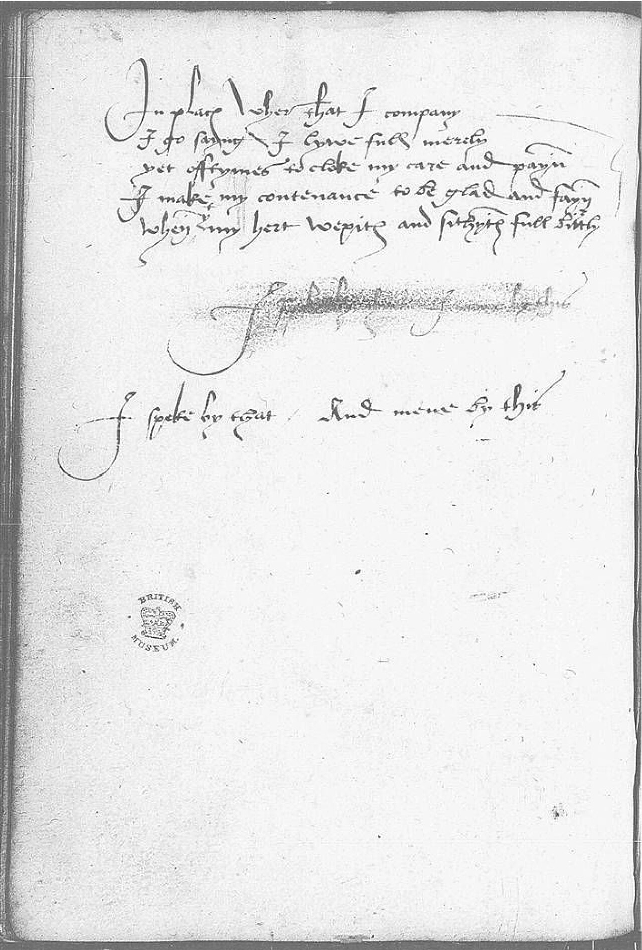 The Devonshire Manuscript facsimile 62v