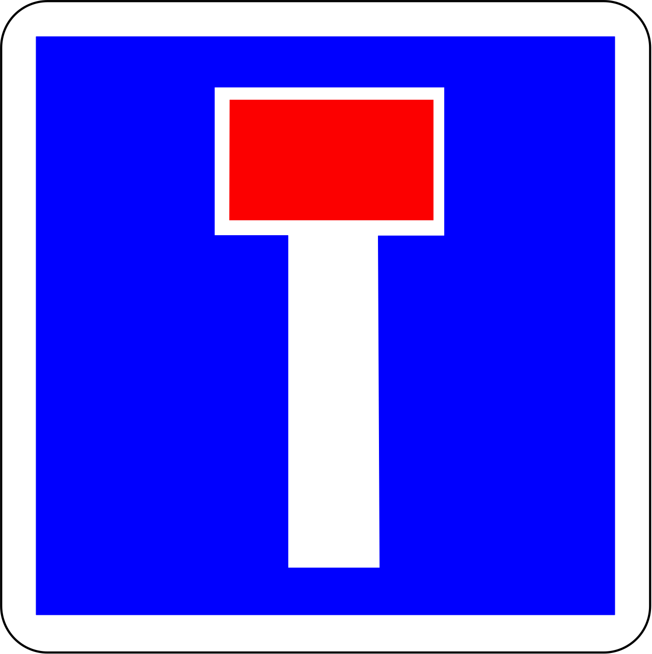 France road sign C13a