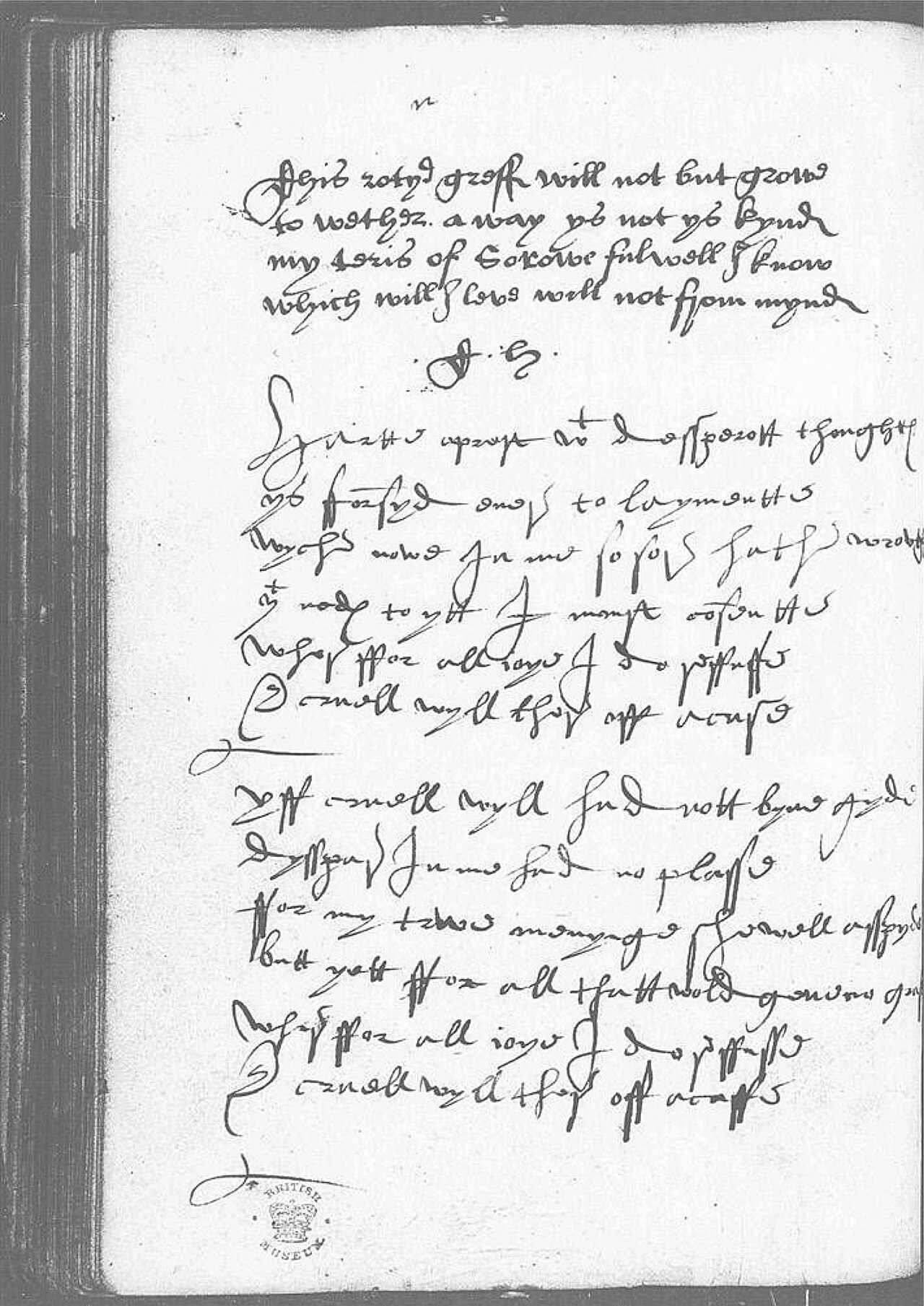 The Devonshire Manuscript facsimile 47v