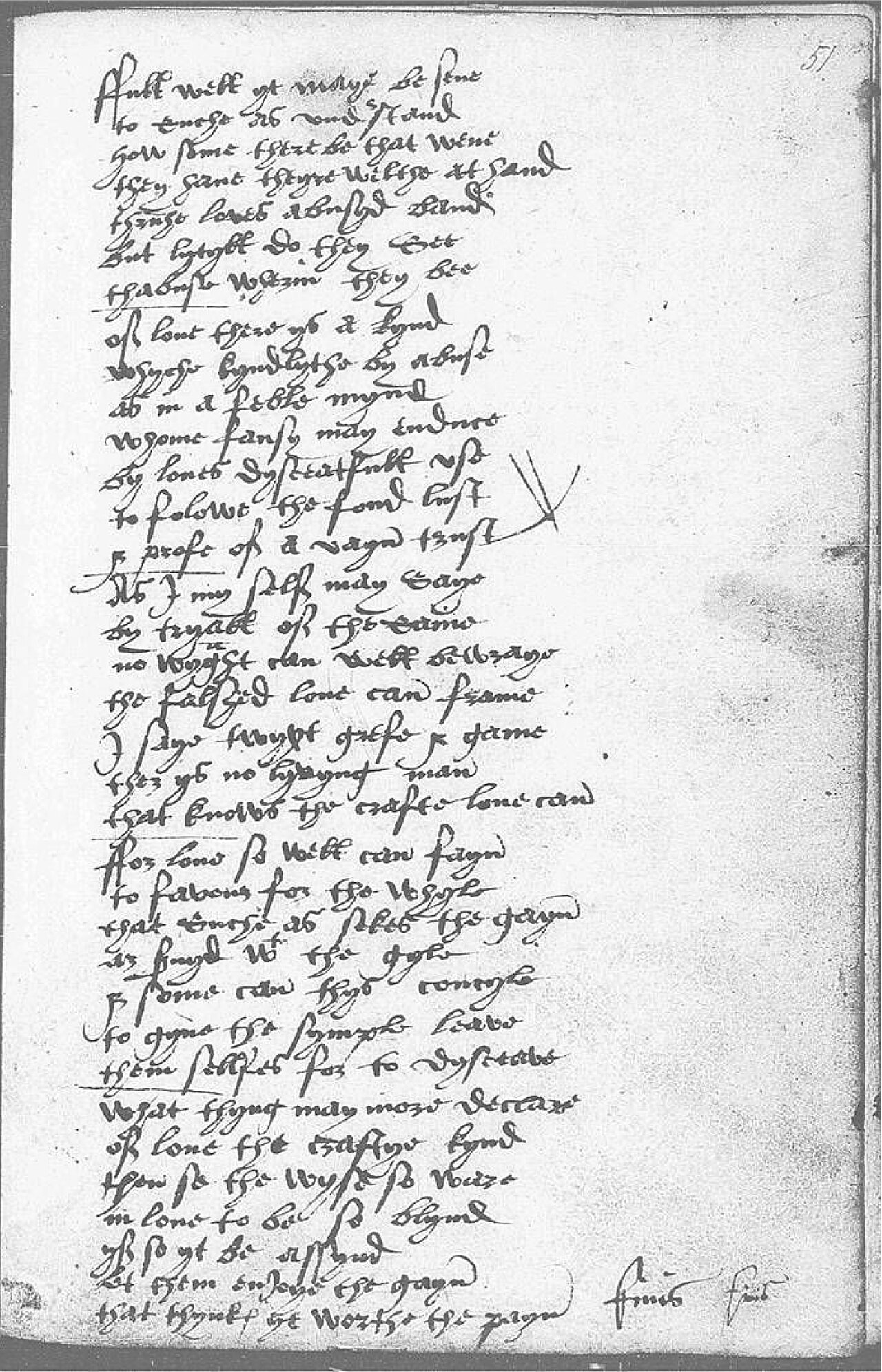 The Devonshire Manuscript facsimile 51r