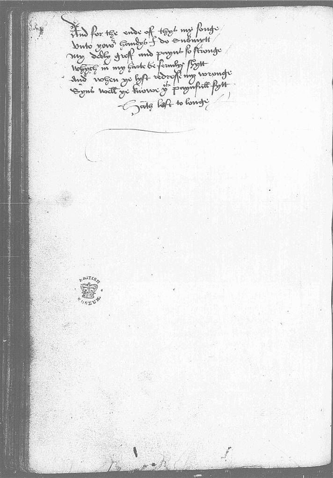 The Devonshire Manuscript facsimile 33v