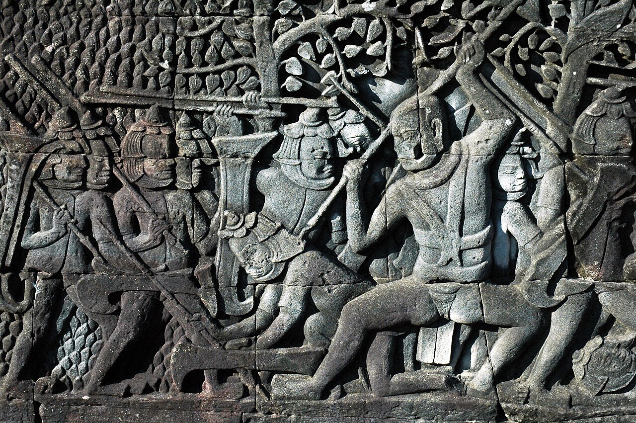 জয়বর্মন সপ্তমের শাসনামলে তীব্র যুদ্ধ, বায়ন