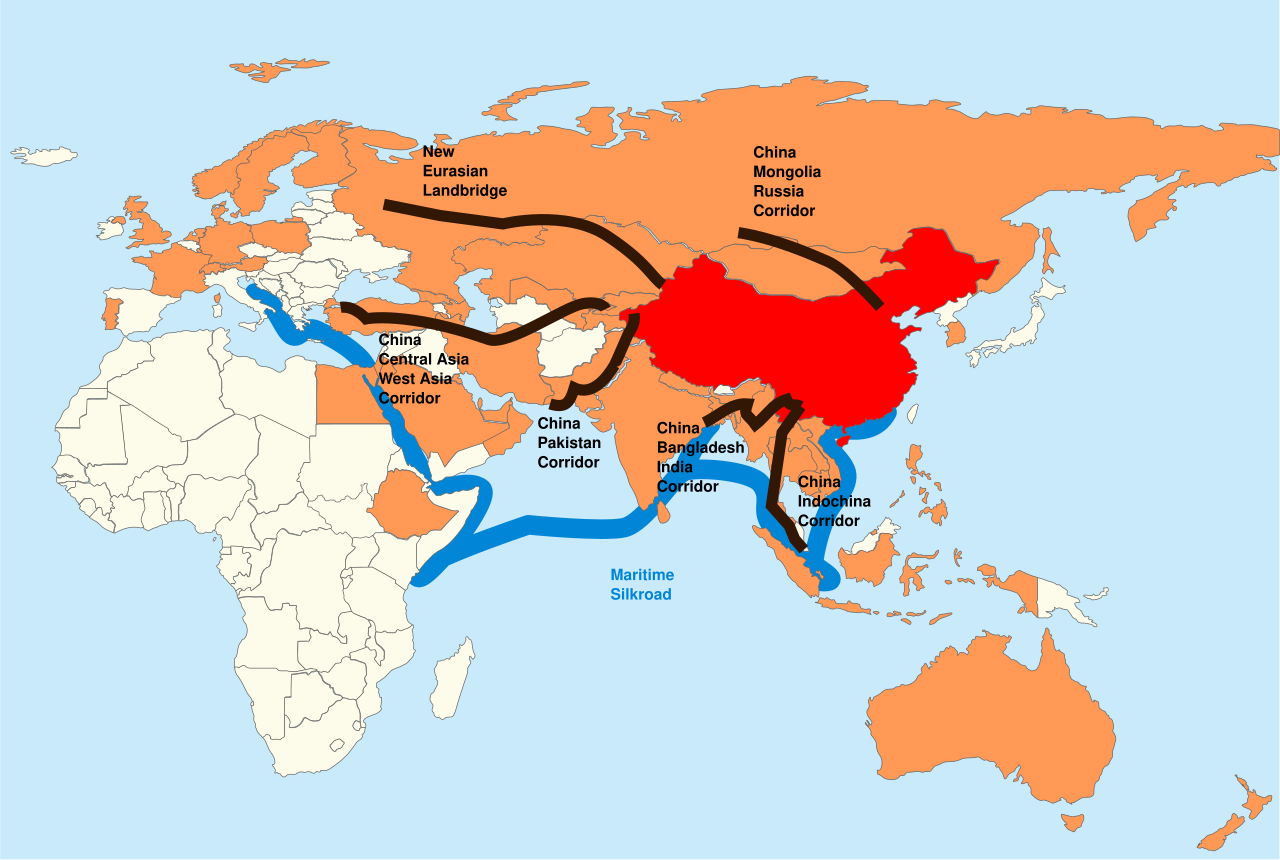 Individual corridors of the “belt”