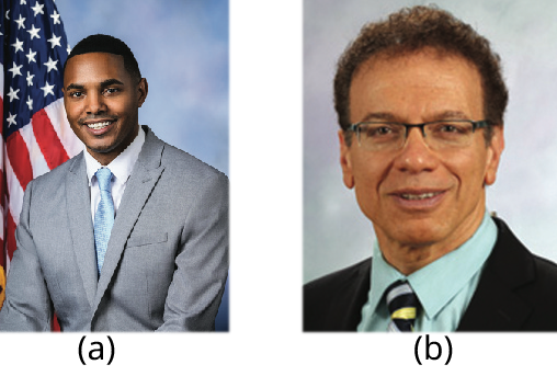 Image A is of Ritchie Torres. Image B is of James Vacca.