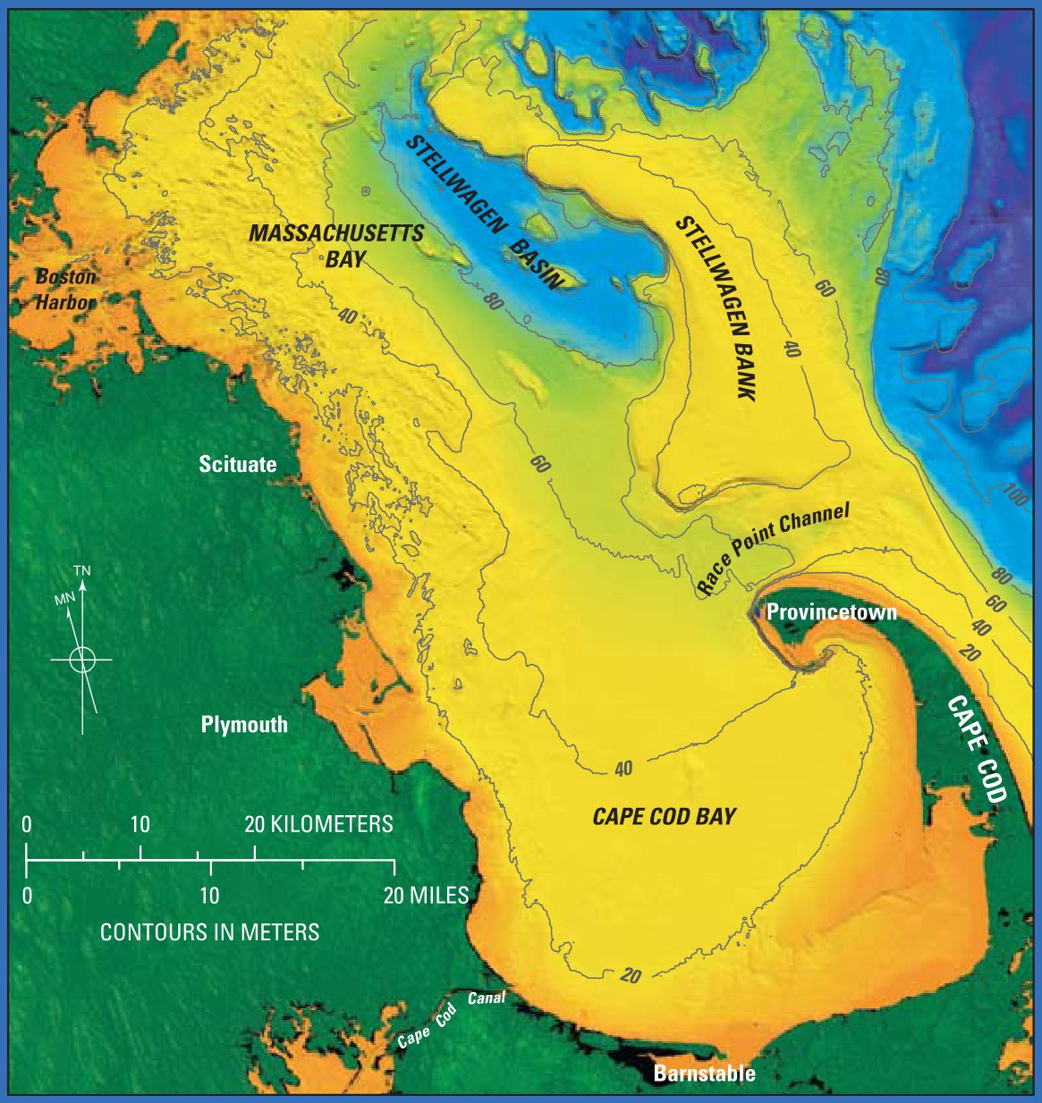 Processes influencing the transport and fate of contaminated sediments in the coastal ocean– Boston Harbor and Massachus