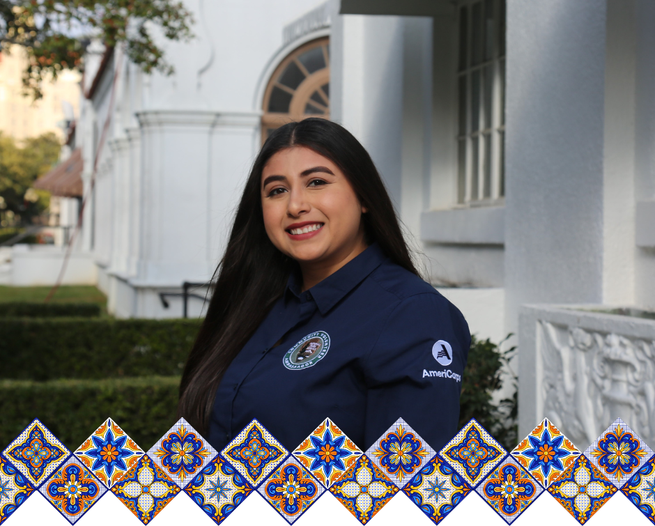 Headshot of Celeste Morales in a blue uniform shirt.