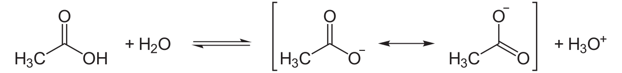 Acetic Acid Resonance