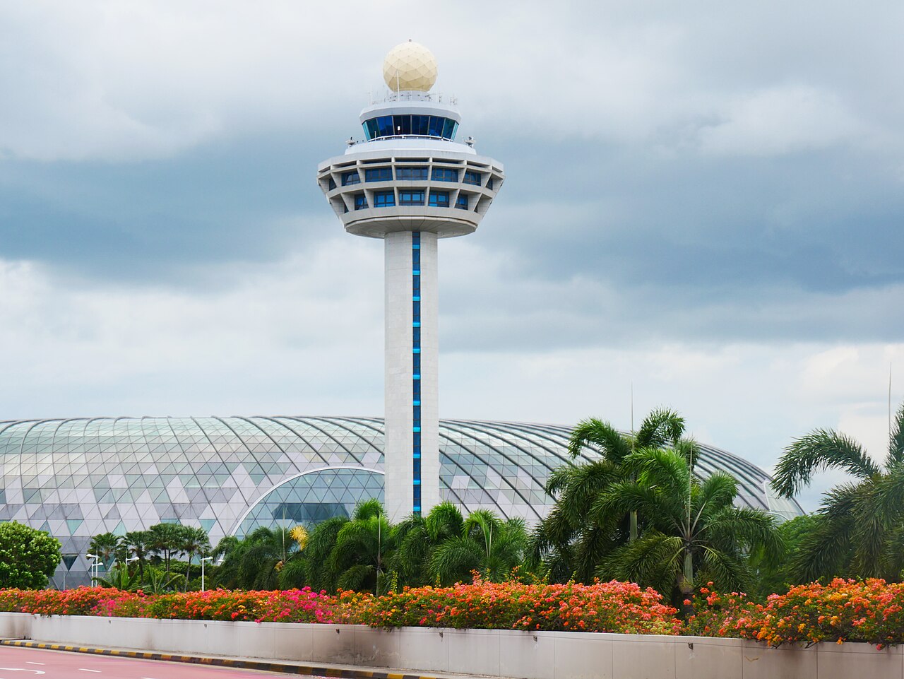 You cannot miss its iconic control tower as you enter Changi Airport