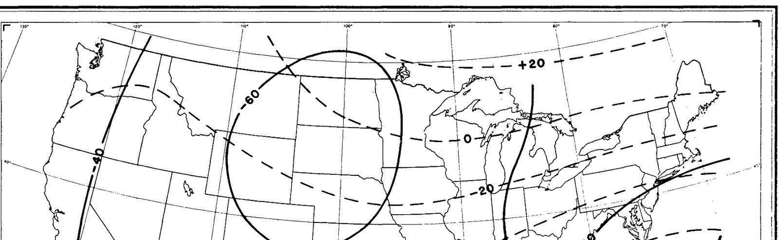 The magnetic charts of the United States for Epoch 1975