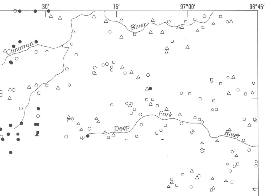 Review of the general geology and solid-phase geochemical studies in the vicinity of the Central Oklahoma aquifer