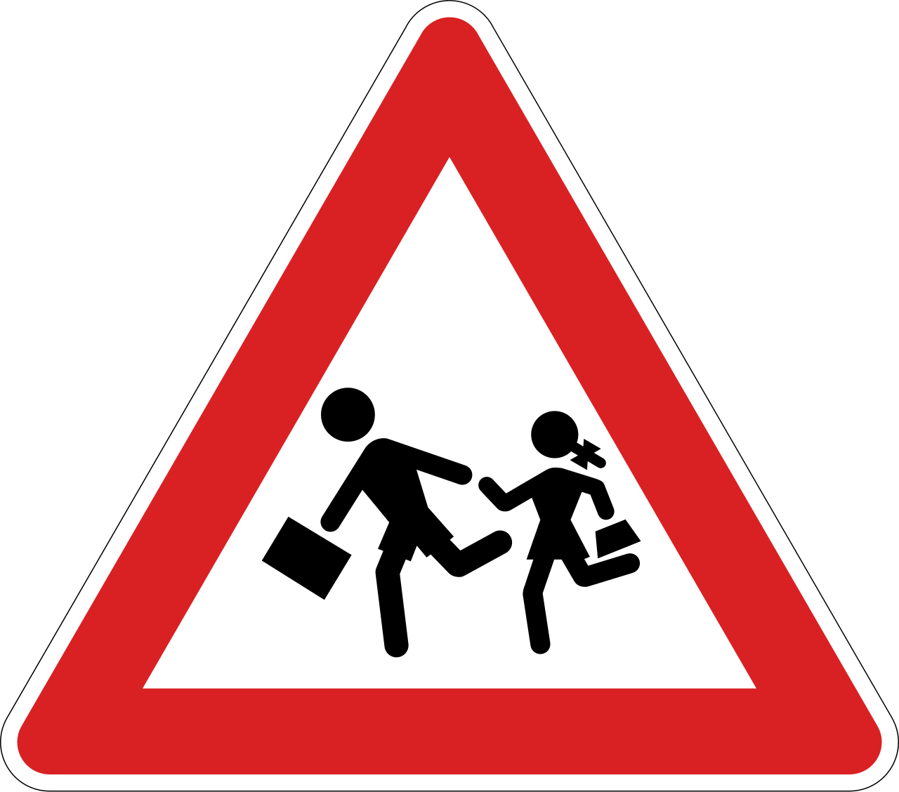 Italian traffic signs - bambini